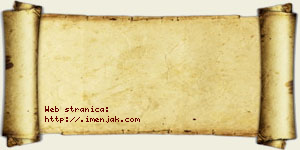 Večerinka Kušnorjev vizit kartica